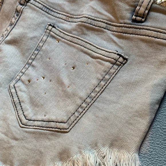Studded Jean Shorts - Picture 5 of 6
